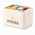 Large Plastic Medicine Storage Box with Multi-Layer Divided Compartments Portable Family Emergency First Aid Organizer Box💊📦