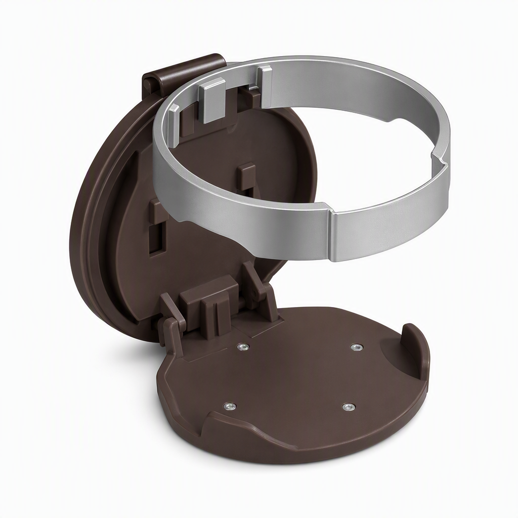 🚗 LIMITED-TIME 50% OFF! 🥤 Foldable Car Door Drink Holder – Multi-Purpose, Clip-On, Faux Leather ✨