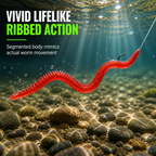 ⏳Time-Limited Special⏰Simulation Earthworm Soft Fishing Lures – Scented, Lifelike, Durable 🌊
